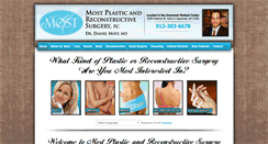 Desktop Screenshot of mostplasticsurgery.com